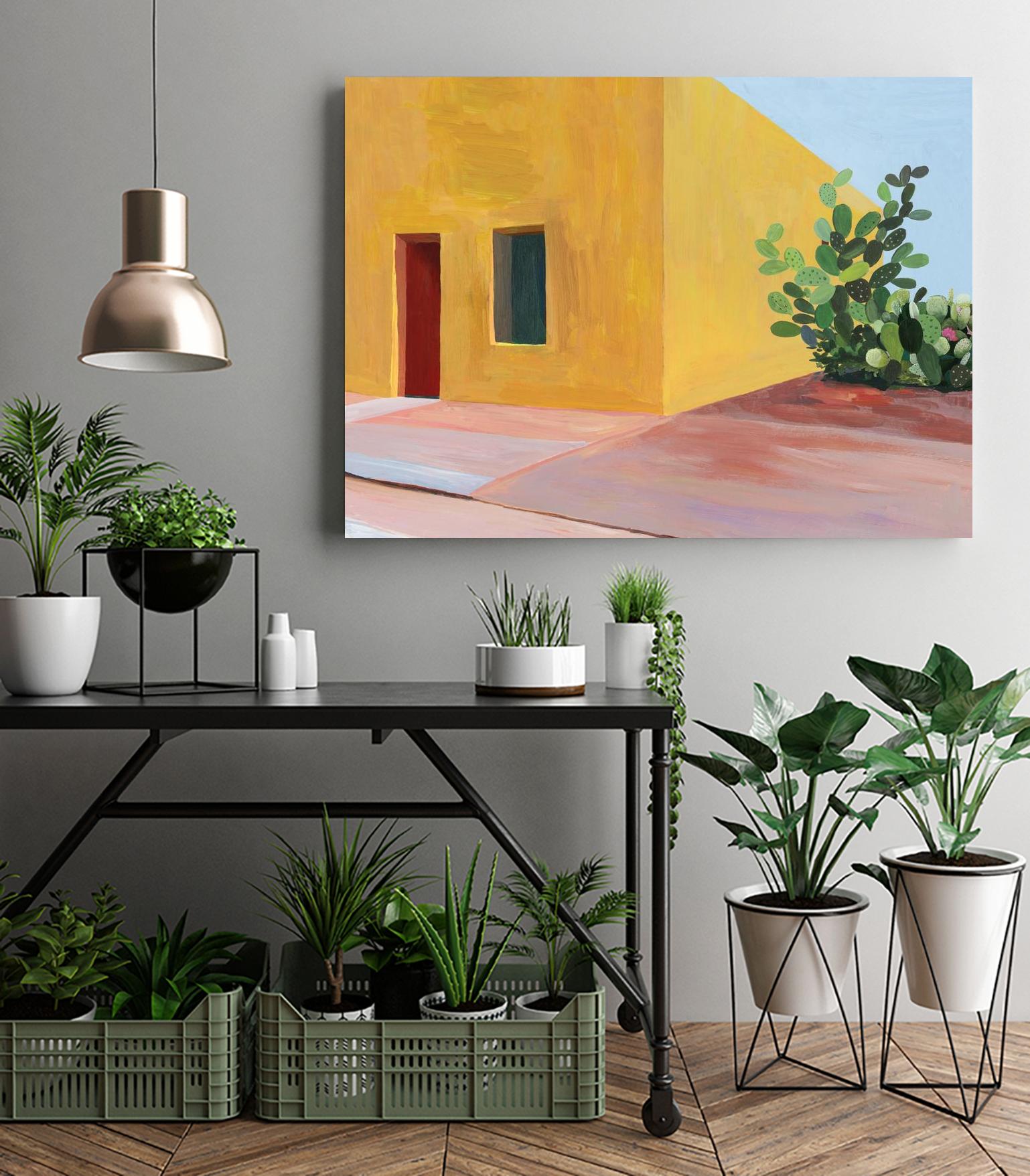 Tuscan Valley by Aimee Wilson on GIANT ART - red architecture cactus