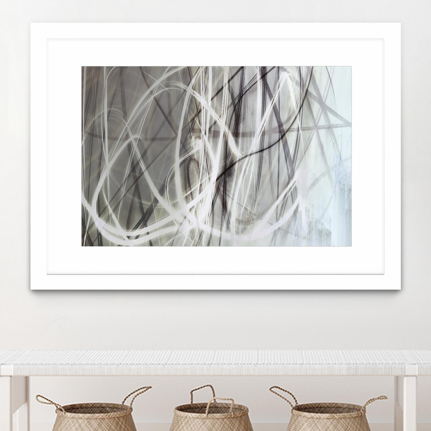 Crosswinds I by William Cooke on GIANT ART - white abstract
