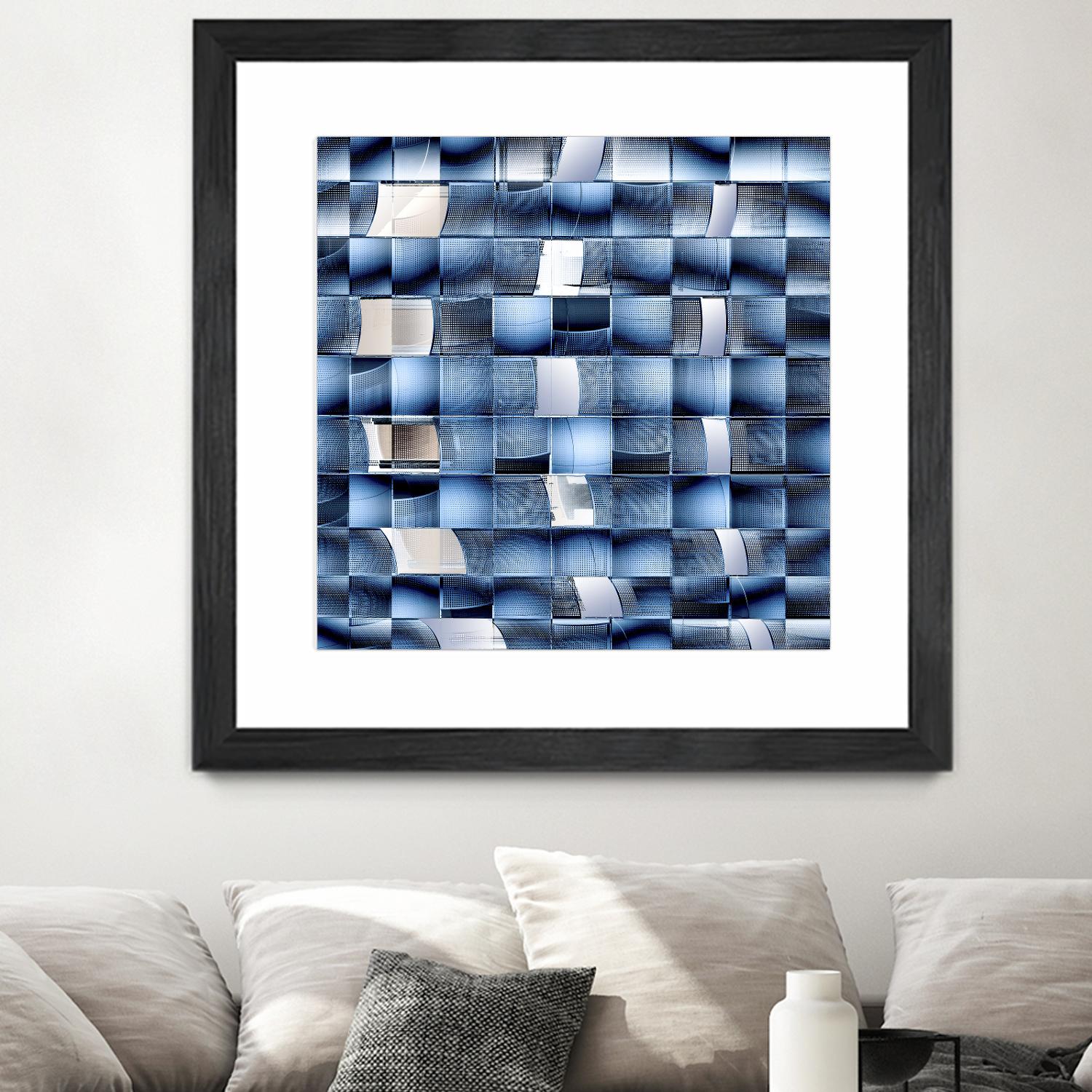 Verschelden - Fractal chaos by 1X on GIANT ART - white photo art