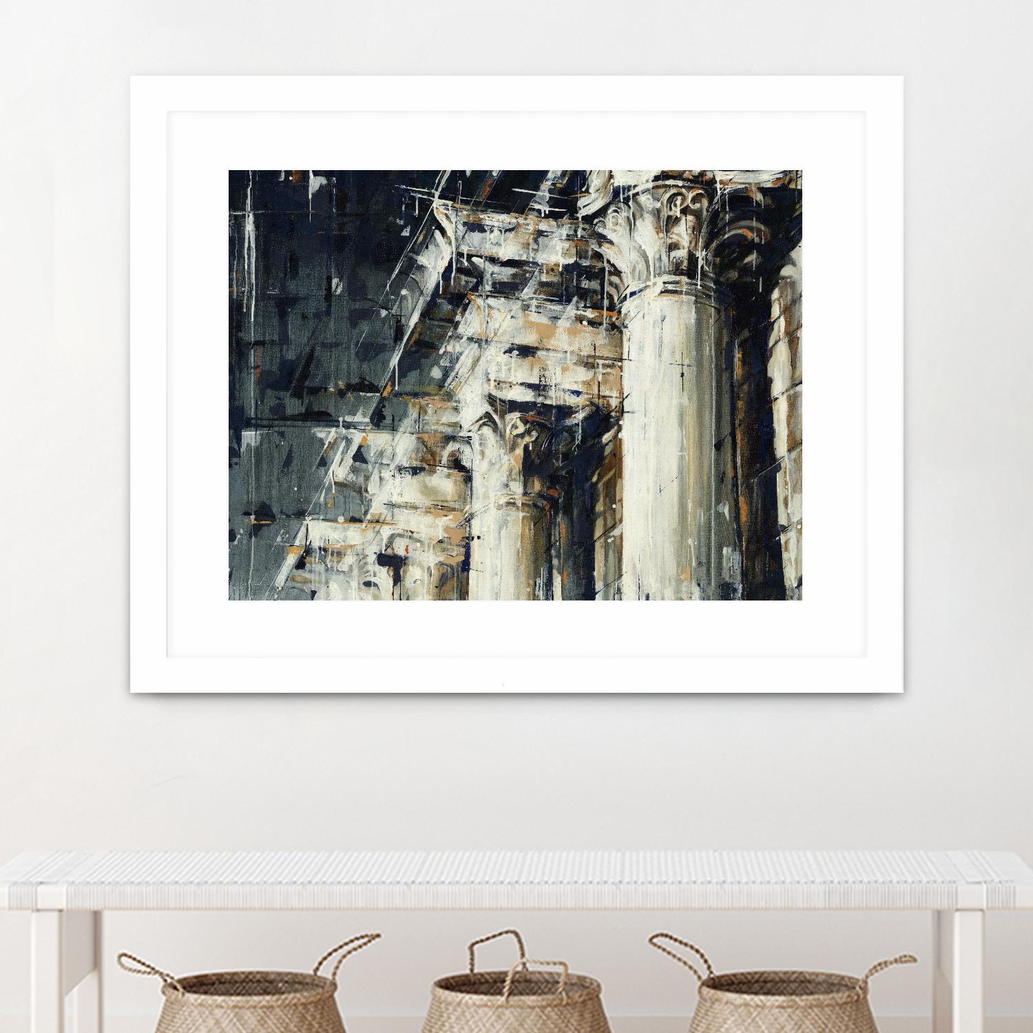 Corinthian I by Anya Doug on GIANT ART - white architectural