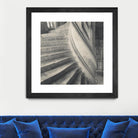 Descending I by YK Studios 1X on GIANT ART - gray architectural stair