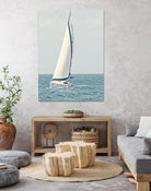 Sailboat In The Ocean by Kathy Mansfield on GIANT ART - coastal 