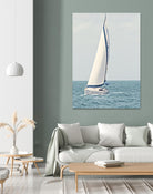Sailboat In The Ocean by Kathy Mansfield on GIANT ART - coastal 