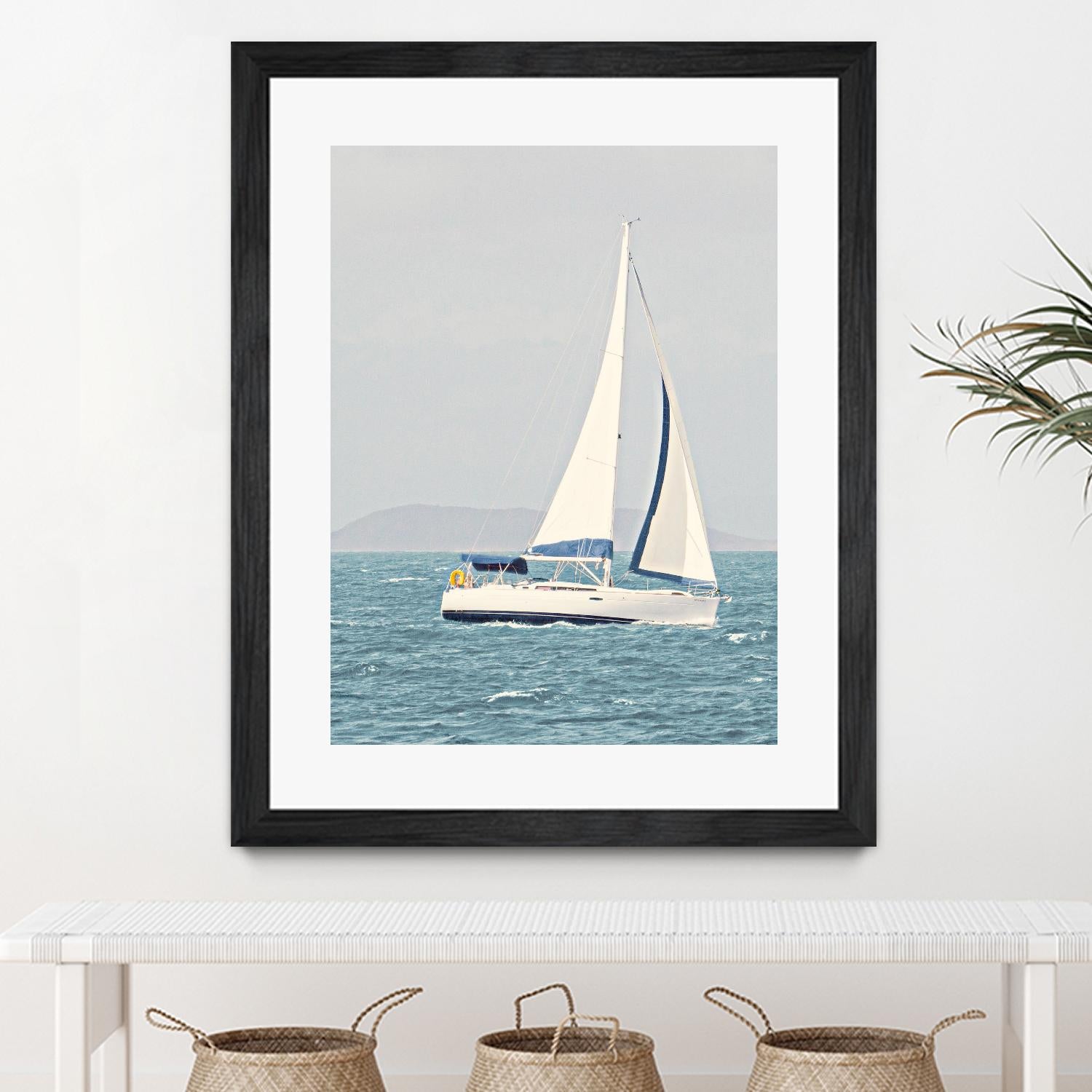 Sailing The Ocean by Kathy Mansfield on GIANT ART - coastal 