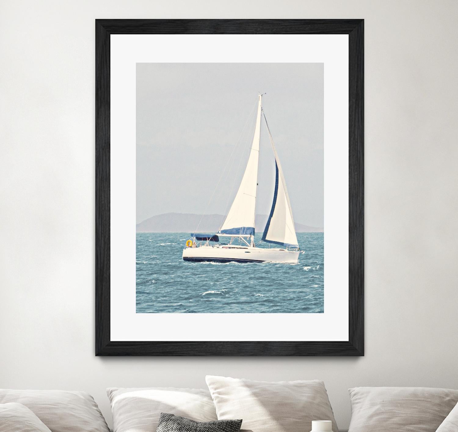 Sailing The Ocean by Kathy Mansfield on GIANT ART - coastal 