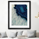 Up Close Blue Mineral I by Susan Bryant on GIANT ART - abstract 