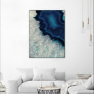 Up Close Blue Mineral I by Susan Bryant on GIANT ART - abstract 