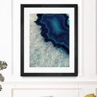 Up Close Blue Mineral I by Susan Bryant on GIANT ART - abstract 