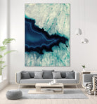 Up Close Blue Mineral II by Susan Bryant on GIANT ART - abstract 