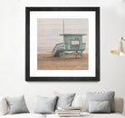 Whitewashed Lifeguard Stand by Susan Bryant on GIANT ART - coastal photography