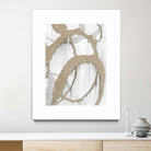 Gold Sparkle Strokes II by Megan Morris on GIANT ART - abstract 
