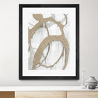 Gold Sparkle Strokes II by Megan Morris on GIANT ART - abstract 