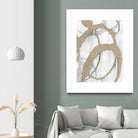 Gold Sparkle Strokes II by Megan Morris on GIANT ART - abstract 
