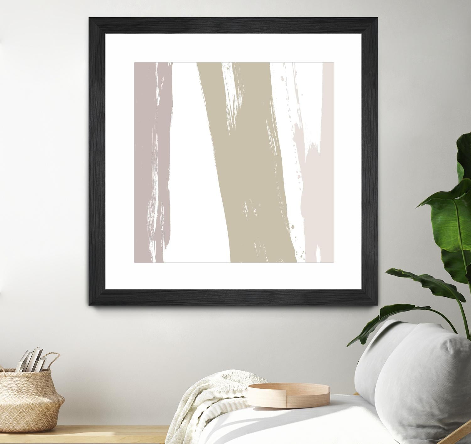 Gray Strokes I by Megan Morris on GIANT ART - abstract 