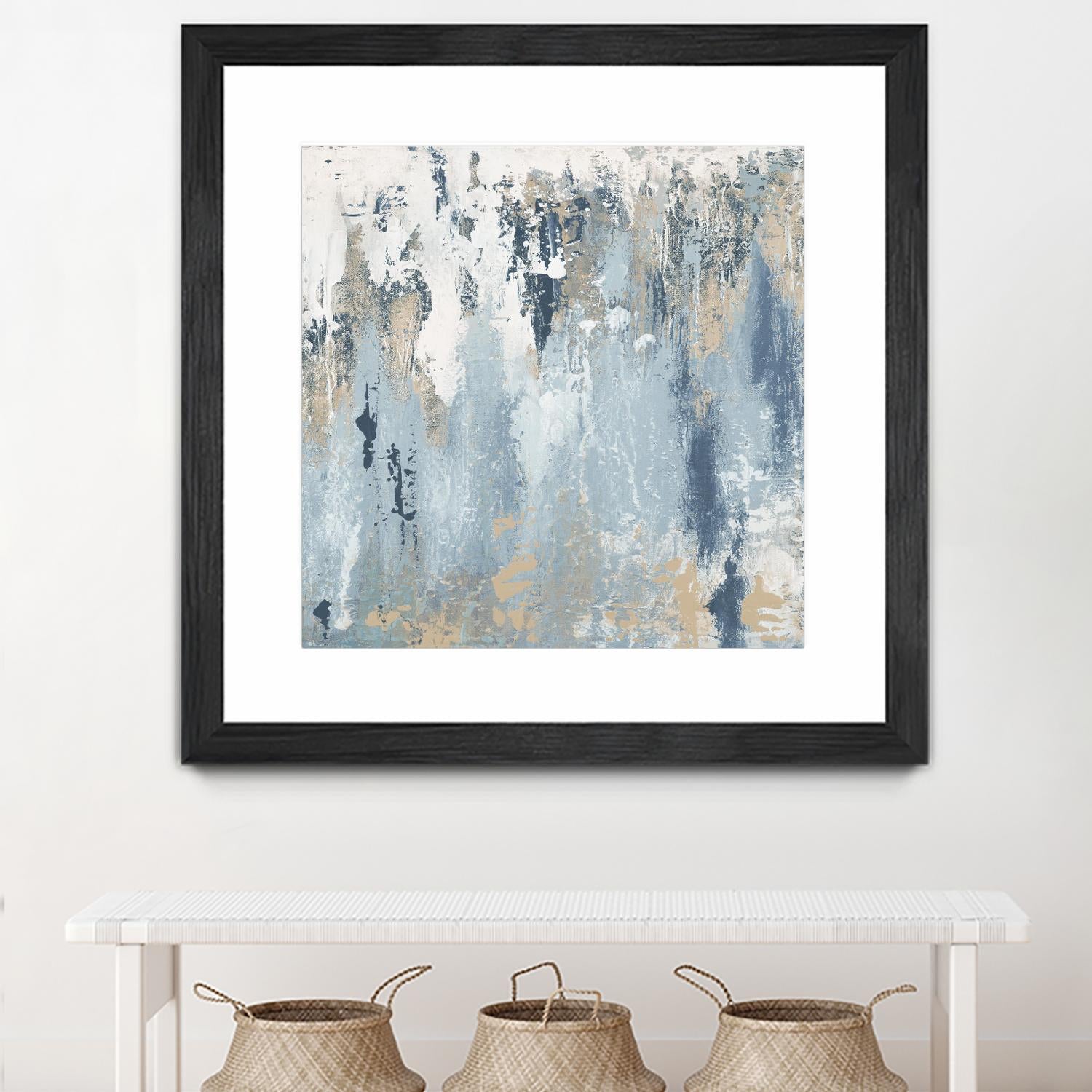 Blue Illusion Square III by Patricia Pinto on GIANT ART - abstract 