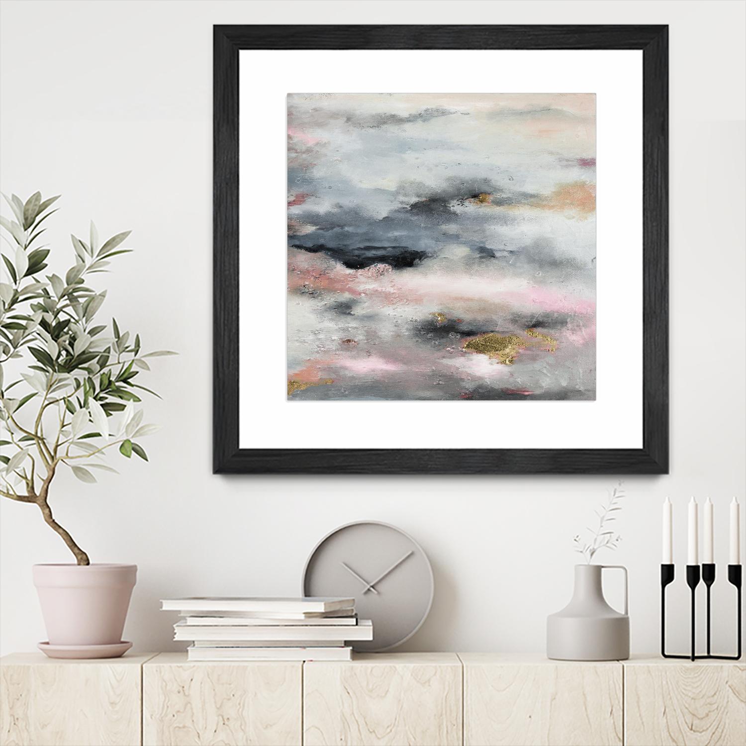 A Blush In The Dark (Square) by Patricia Pinto on GIANT ART - abstract 