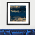 Sea Of Blue And Gold by Lanie Loreth on GIANT ART - abstract 