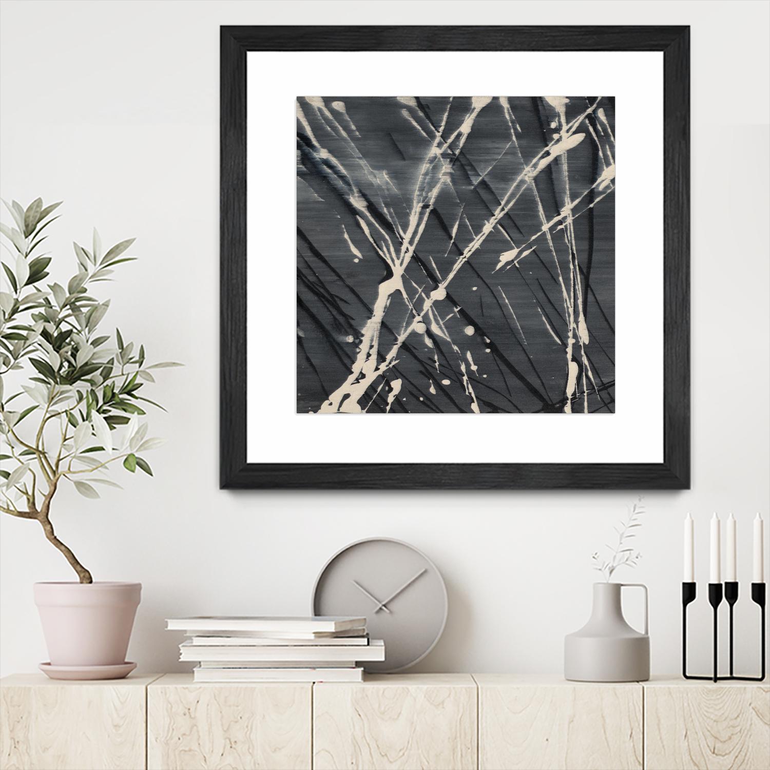 Dark Cloudy Mist I by Merri Pattinian on GIANT ART - abstract 