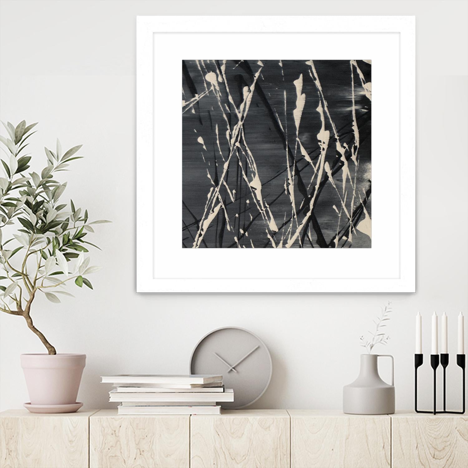 Dark Cloudy Mist II by Merri Pattinian on GIANT ART - abstract 
