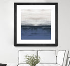 Familiar Feeling Blue Square II by Dan Meneely on GIANT ART - abstract 