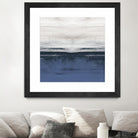 Familiar Feeling Blue Square II by Dan Meneely on GIANT ART - abstract 
