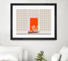 Mid Century Modern Front Door by Jen Bucheli on GIANT ART - decorative 