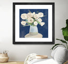 Peonies on Navy by Lanie Loreth on GIANT ART - floral 
