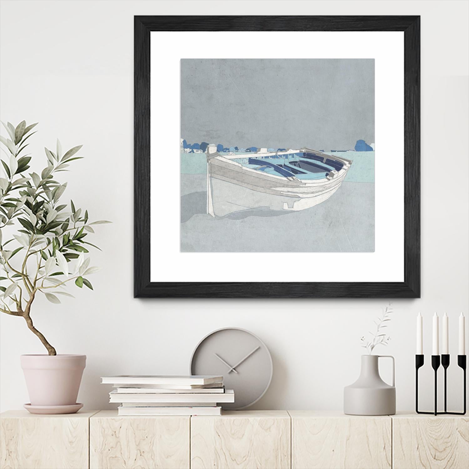 Docked Ashore II by Ynon Mabat on GIANT ART - coastal 