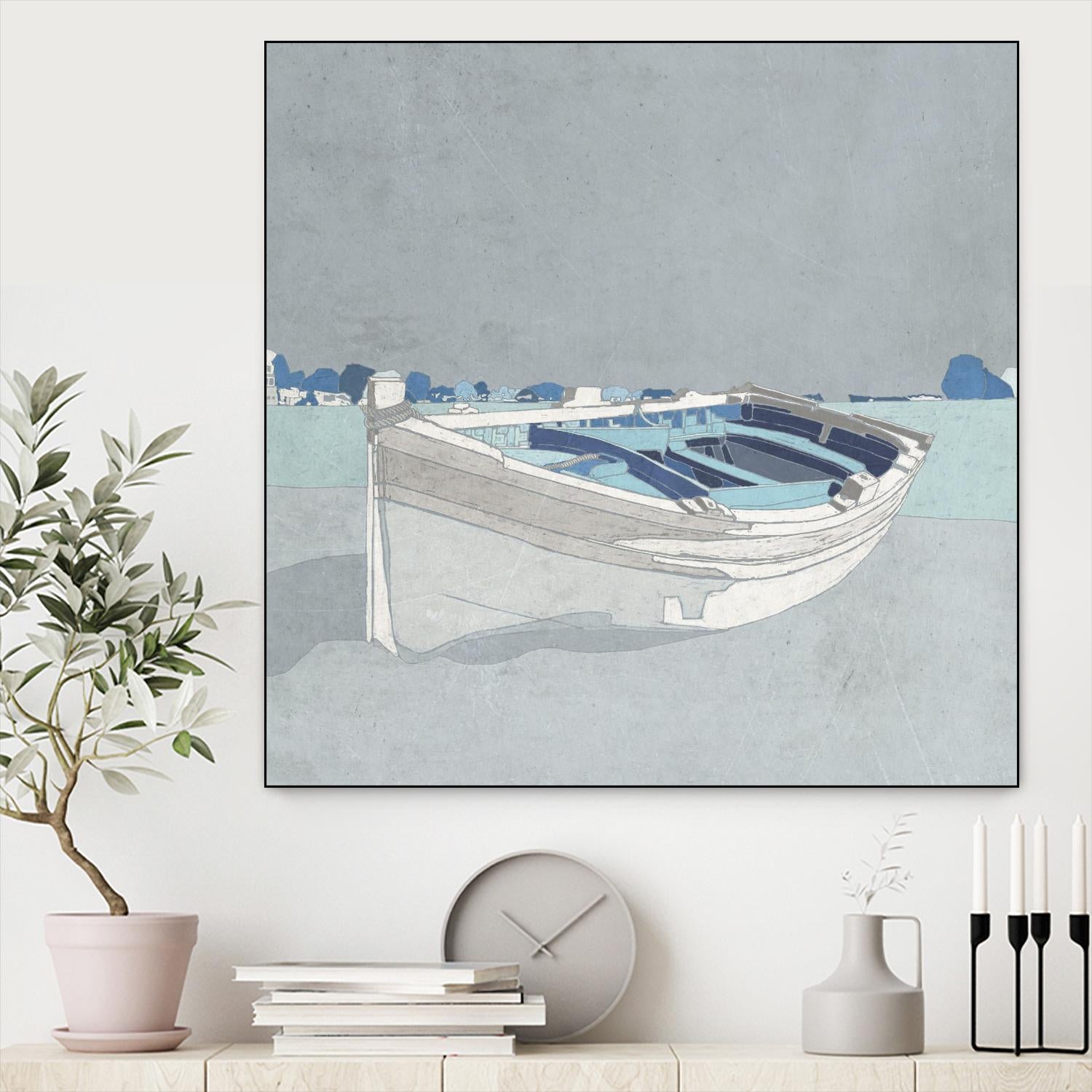 Docked Ashore II by Ynon Mabat on GIANT ART - coastal 