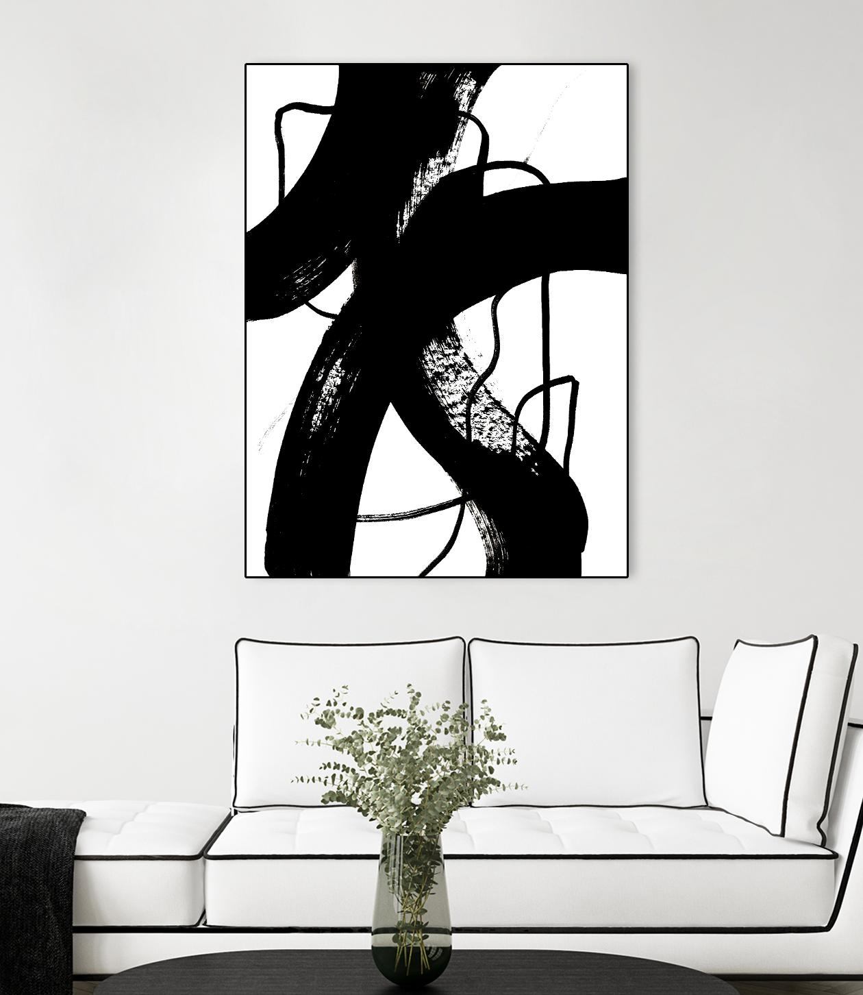 BlackThoroughfares I by Lanie Loreth on GIANT ART - white black & white