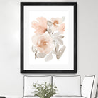 Peach Tranquil Florals I by Lanie Loreth on GIANT ART - peach floral