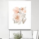 Peach Tranquil Florals I by Lanie Loreth on GIANT ART - peach floral