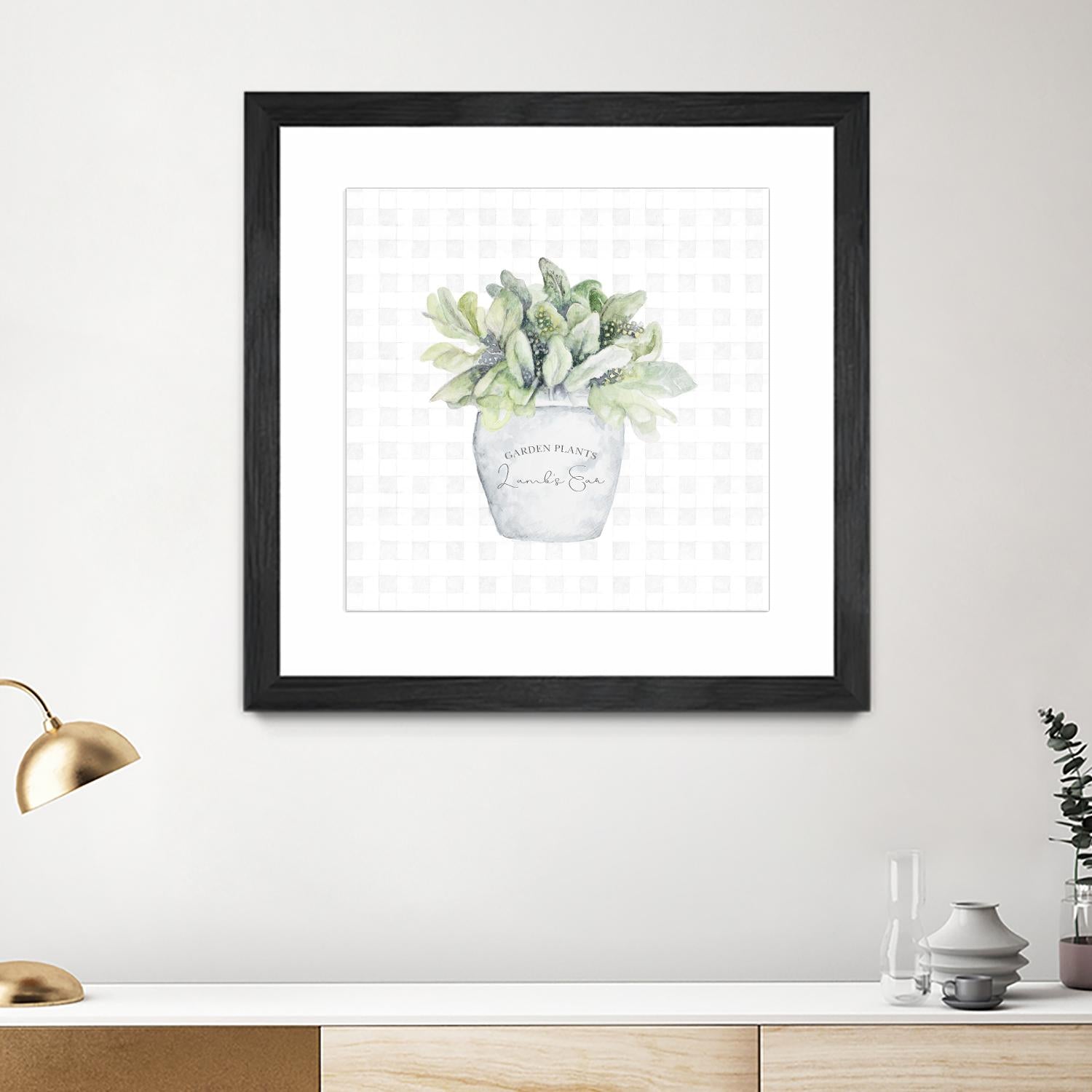 Garden Plants III by Janice Gaynor on GIANT ART - farm 