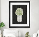 Herbs on Black Wood II by Janice Gaynor on GIANT ART - farm 