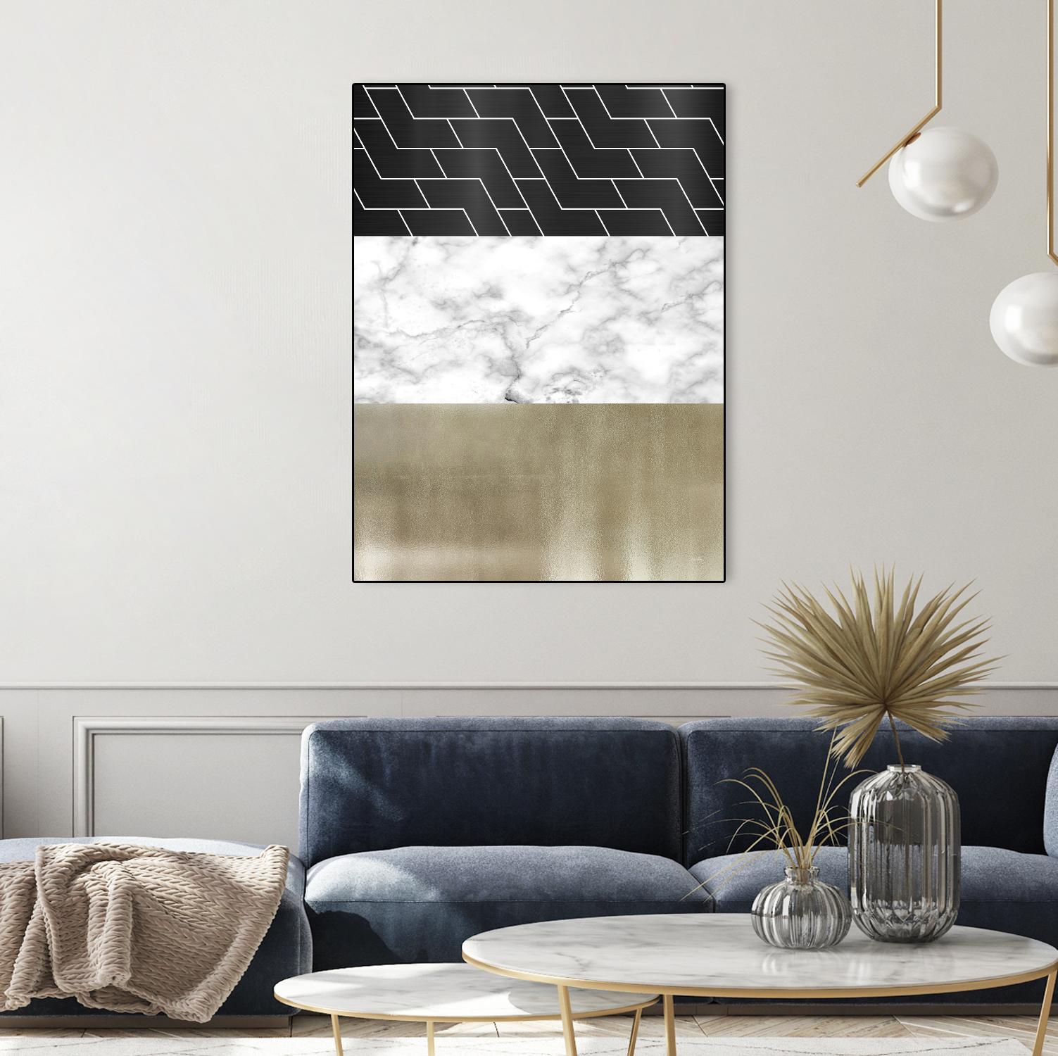 Many Layers I by Elizabeth Medley on GIANT ART - black abstract