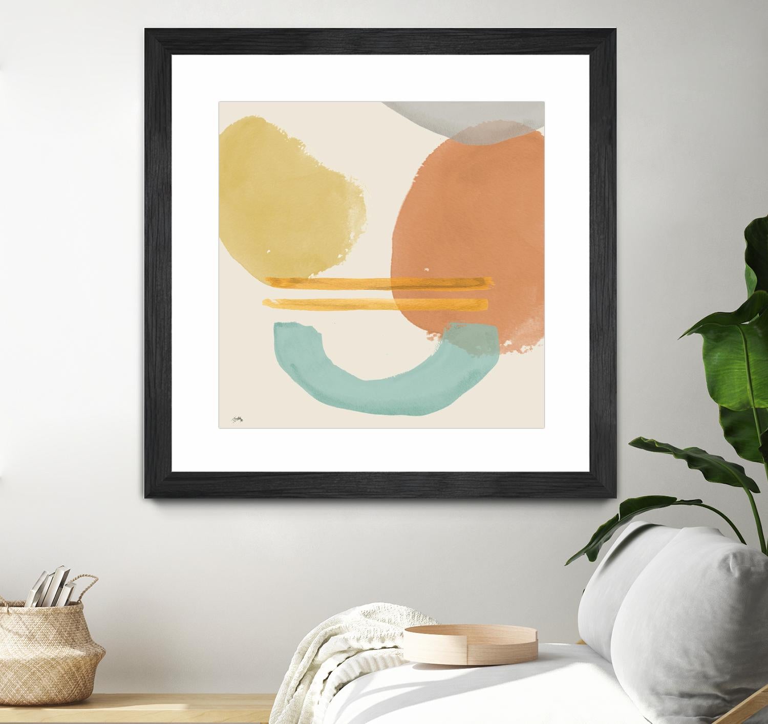 Shapes In Pastels by Elizabeth Medley on GIANT ART - abstract 