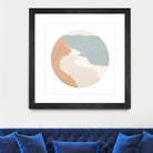 Mid Century Landscape Circle I by Patricia Pinto on GIANT ART - coastal abstract