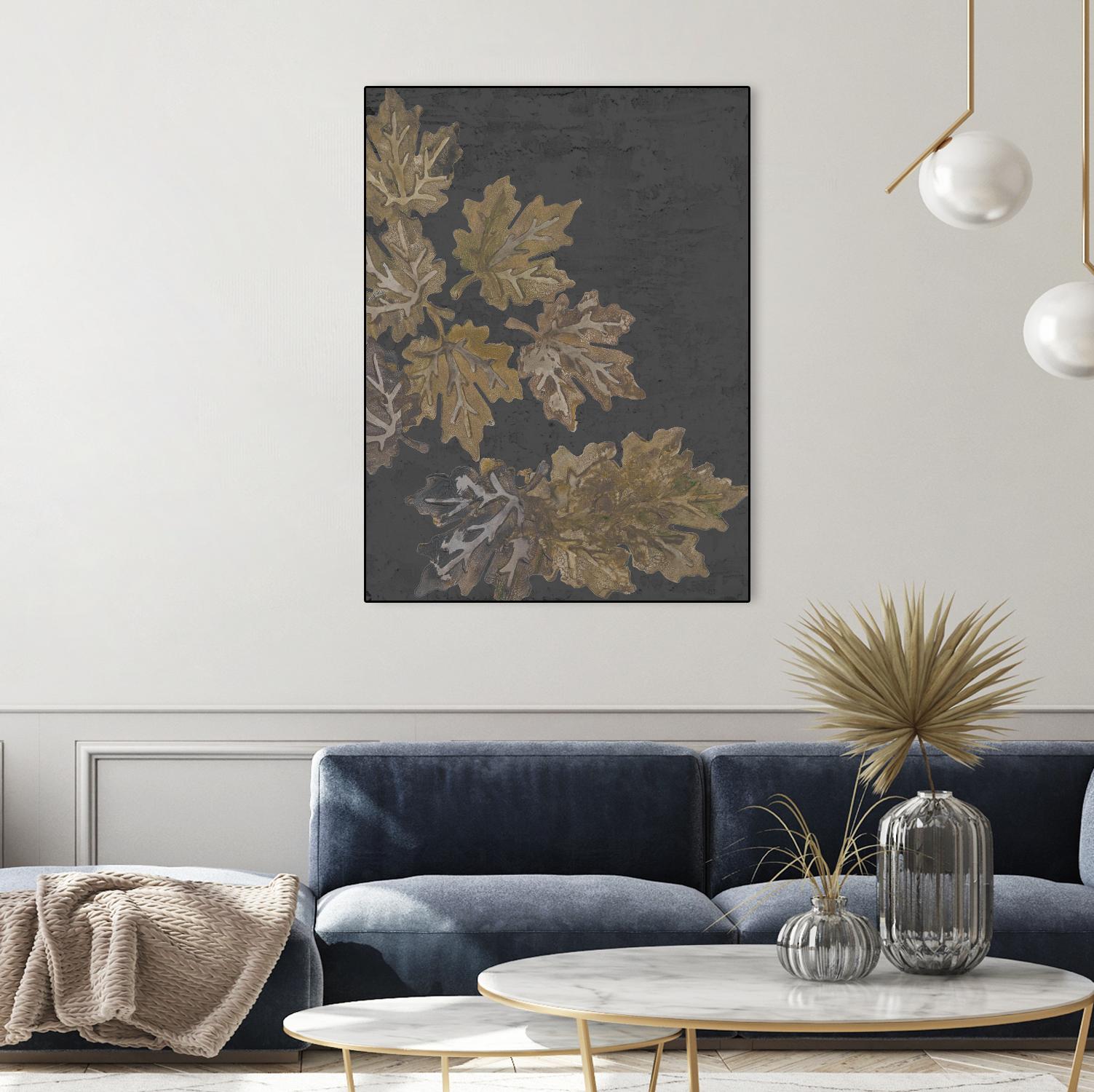 Autumn Night by Gina Ritter on GIANT ART - leaves 
