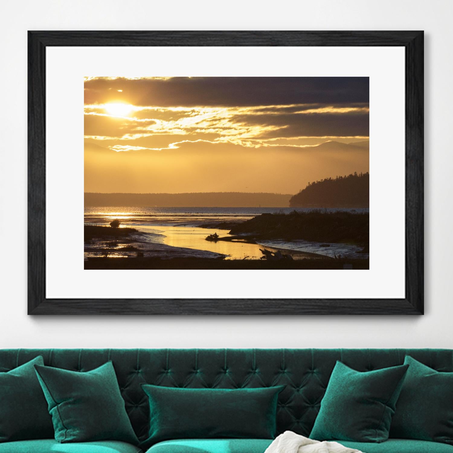 Warm Glow II by Nancy Crowell on GIANT ART - beige landscape