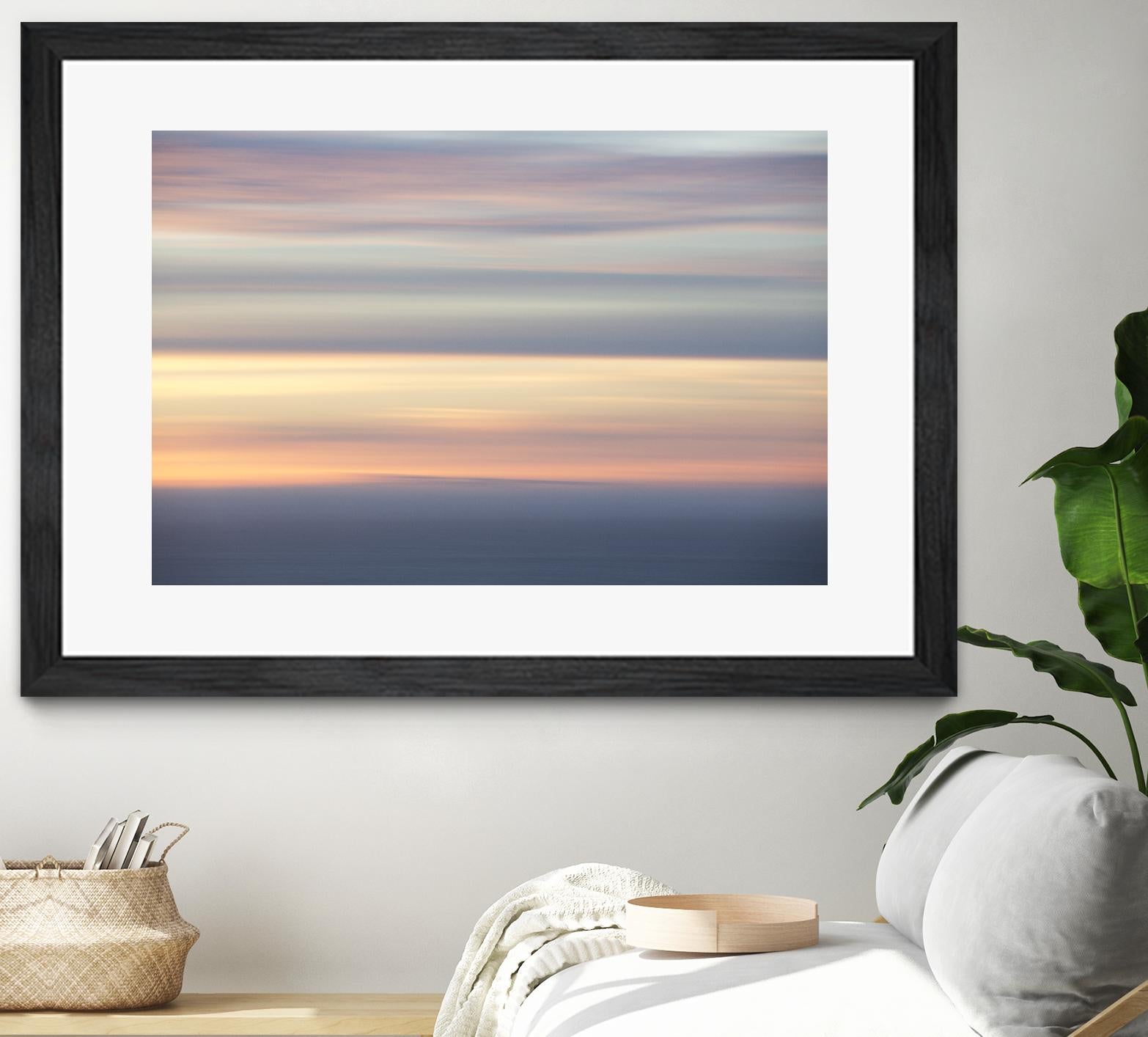 Ocean Kisses Sky by Erle KaCee on GIANT ART - blue photo art