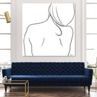 Femme II by Patti Mann on GIANT ART - whites & creams, blacks figurative