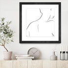 Femme III by Patti Mann on GIANT ART - whites & creams, blacks figurative
