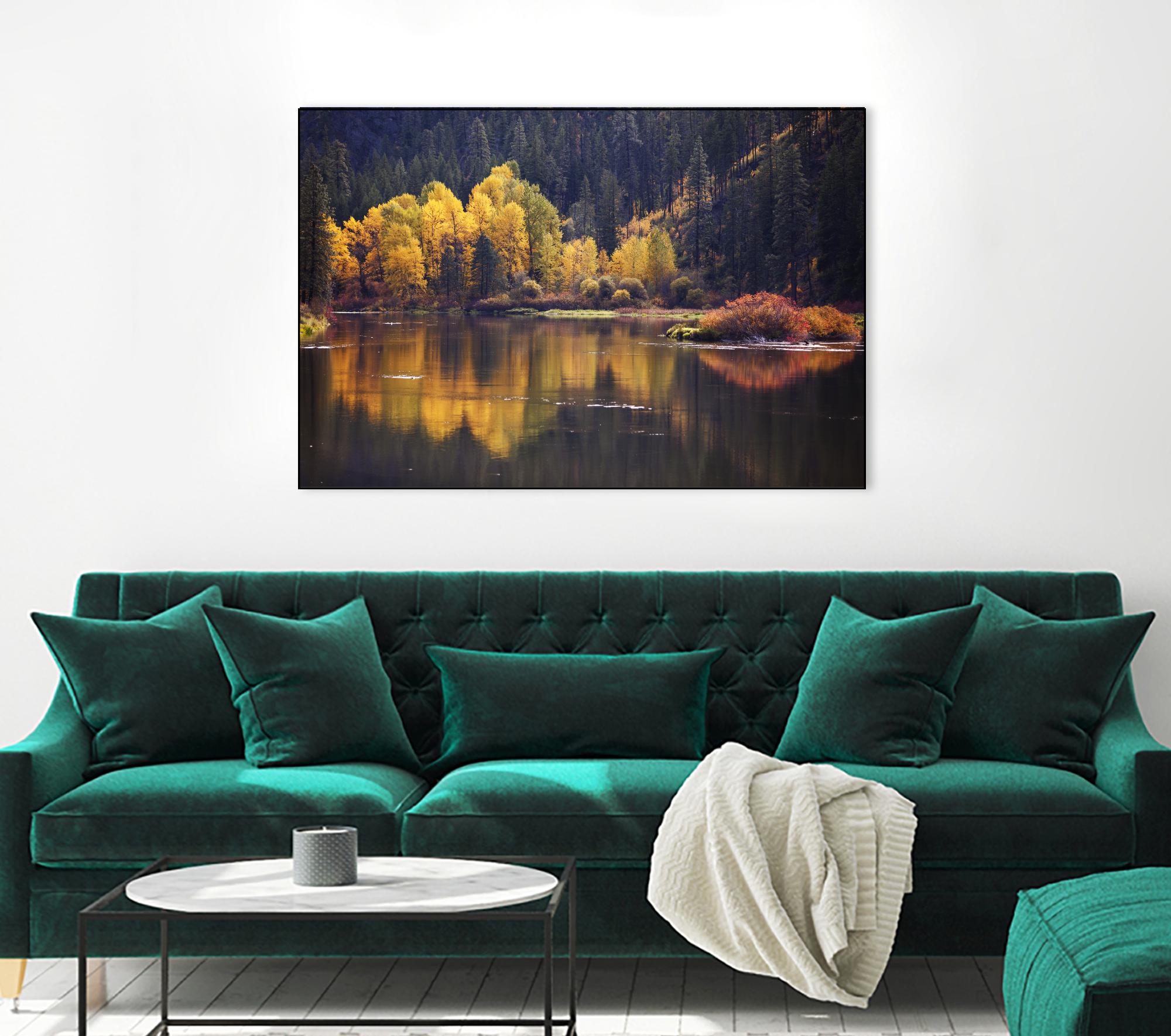Mirror Visions by Aaron Matheson on GIANT ART - orange landscape