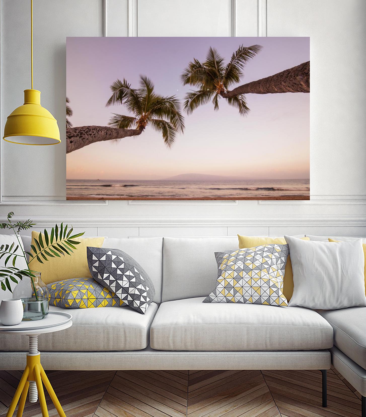 Beauty Times Two by Aaron Matheson on GIANT ART - purple tropical