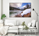 Snow Capped Days by Aaron Matheson on GIANT ART - white landscape