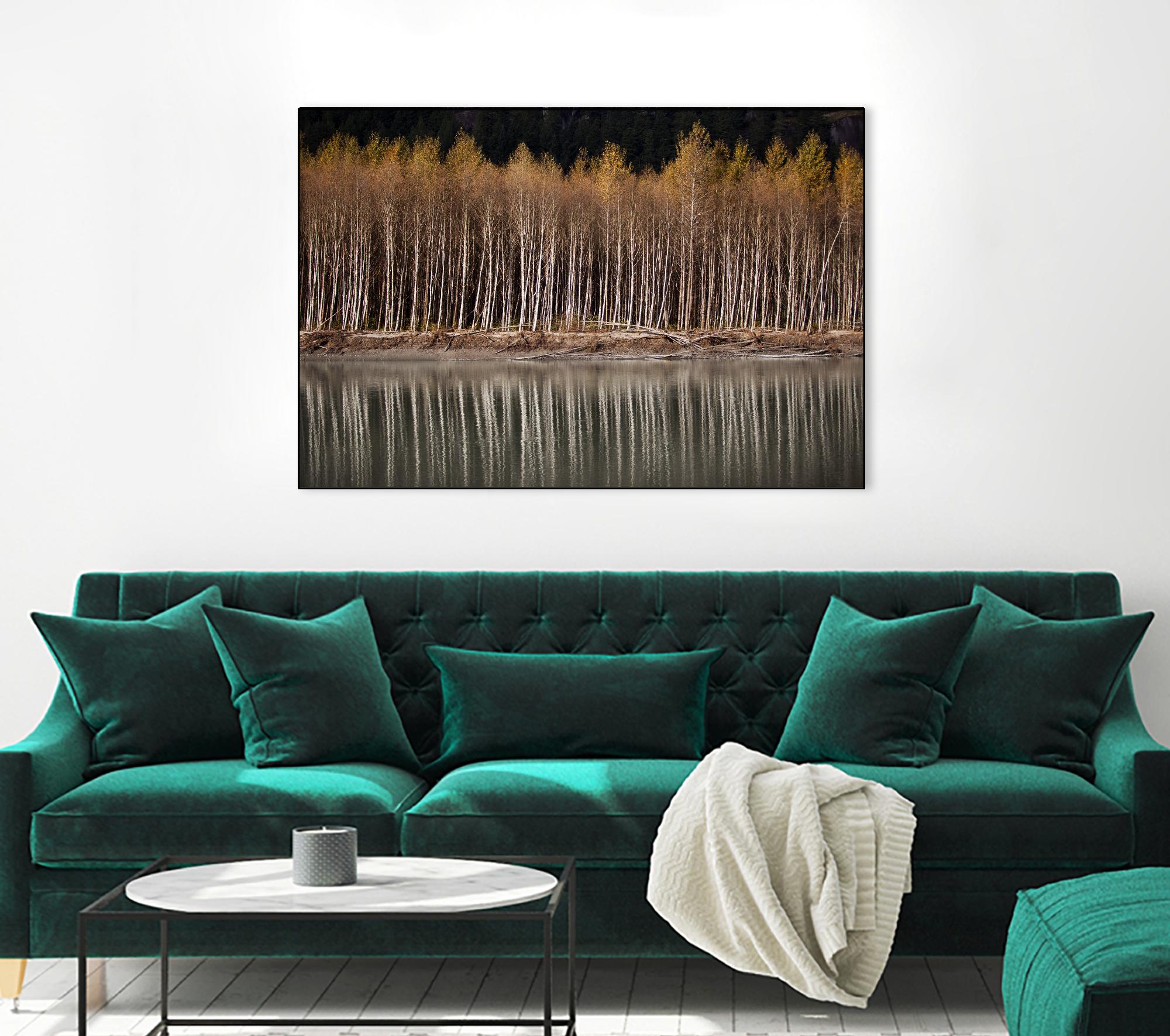 Golden Visions by Aaron Matheson on GIANT ART - grey landscape