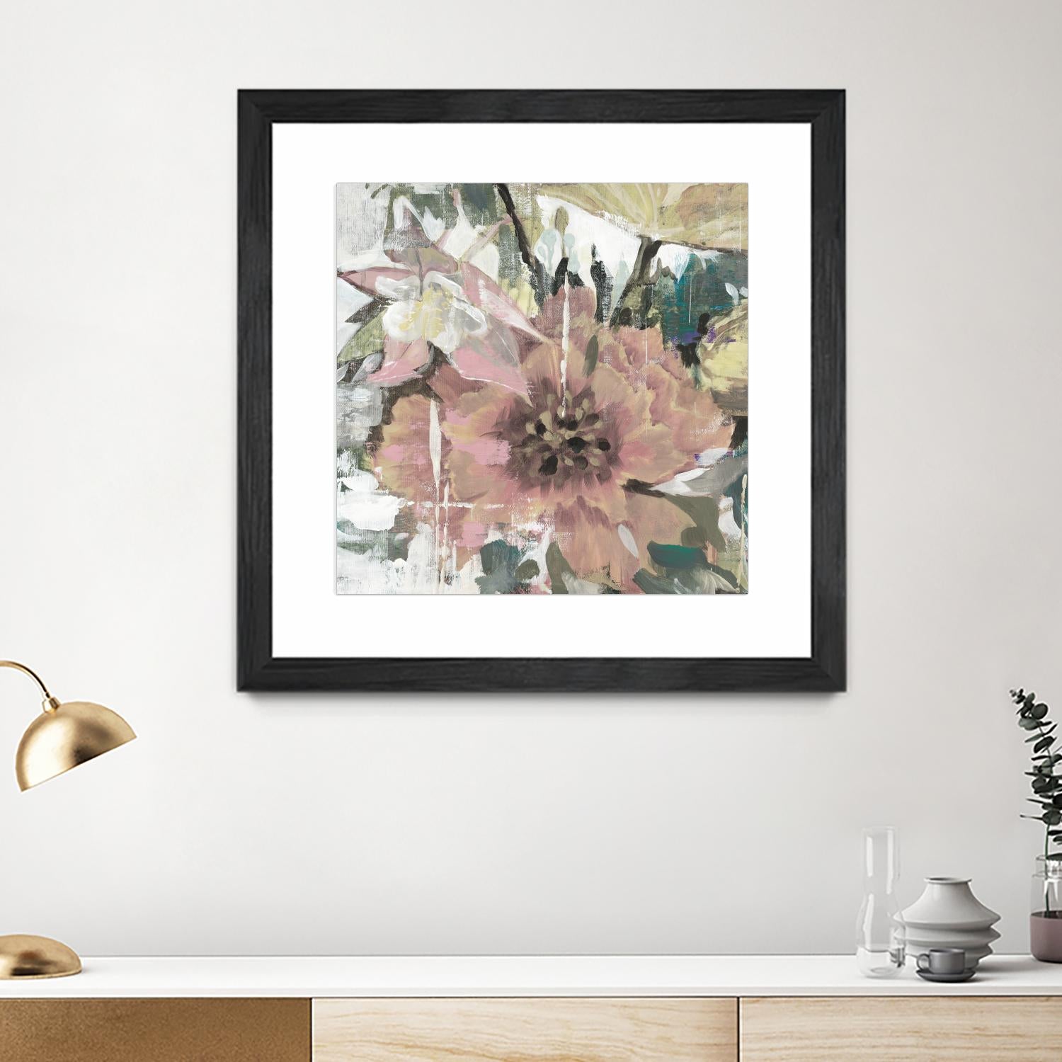 Simple Gifts V4 by Liz Jardine on GIANT ART - pinks florals