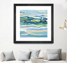 By The Sea by Liz Jardine on GIANT ART - green abstract