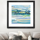 By The Sea by Liz Jardine on GIANT ART - green abstract