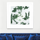High Flying I V2 by Liz Jardine on GIANT ART - greens abstract floral flowers